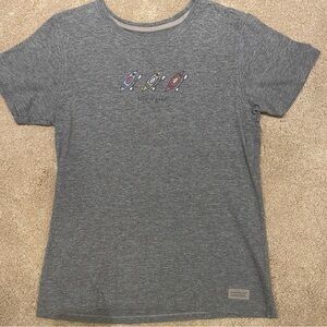 Grey Life is Good Boat/Kayak Tee